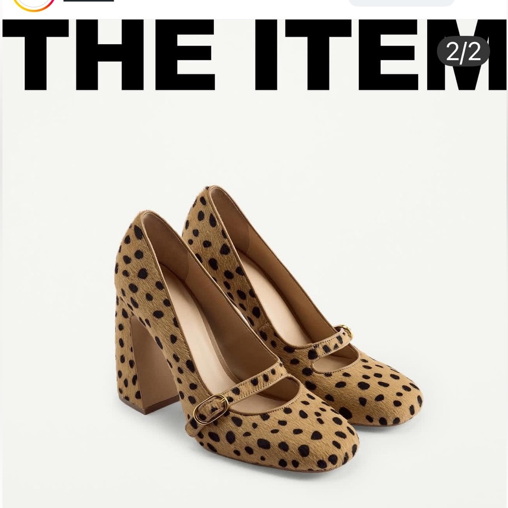 ZARA ANIMAL PRINT HEELS - THE ITEM ZARA WOMAN - Picture 2 of 9